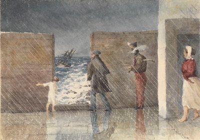 "سفينة بونتينها، ماديرا، 1 يناير 1849. إلقاء نظرة على السفينة