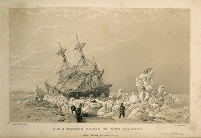 HMS Terror محاصرة في قناة فوكس بواسطة الأدميرال وليام هنري سميث
