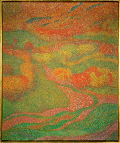 منظر طبيعي (زيت على قماش) بواسطة ادولف بوم