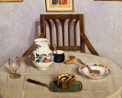 Still life with focaccia بواسطة ادولف فينيس