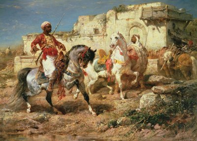الفرسان العرب بواسطة Adolf Schreyer