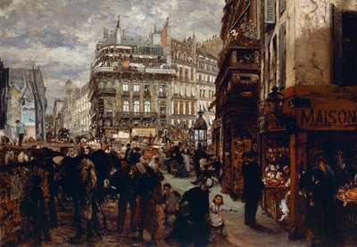 A week day in Paris (Pariser Wochentag) بواسطة أدولف مينزل