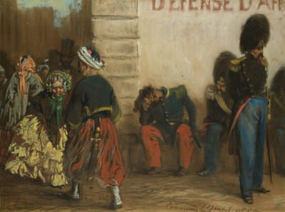 ذاكرة باريس ، 1855 بواسطة أدولف مينزل