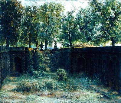 Nymphaeum في Zwinger في درسدن ، 1850 بواسطة أدولف مينزل