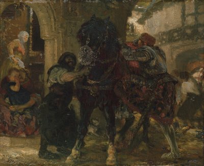 الفارس في سميثي ، 1865 بواسطة أدولف مينزل