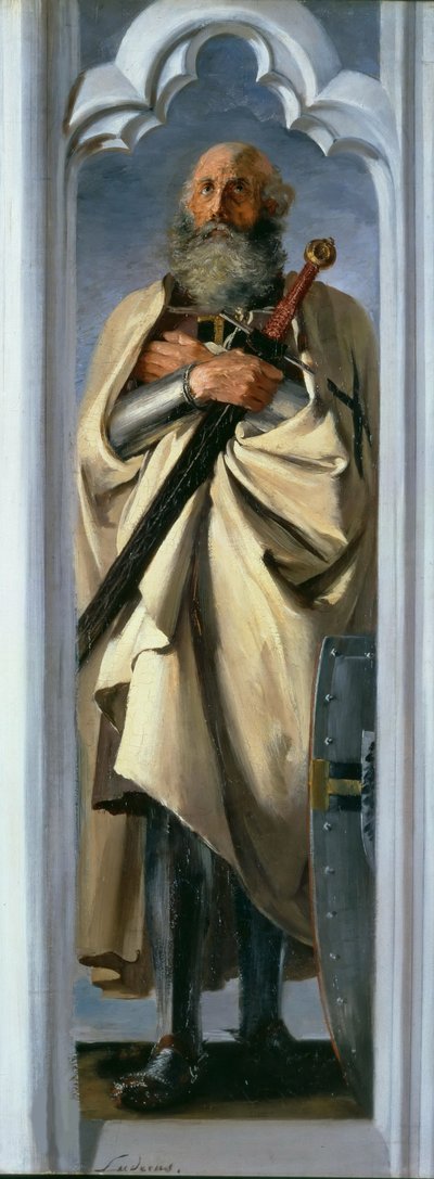 Luther Luder von Braunschweig ، جراند ماستر لفرسان توتوني ، 1846. بواسطة أدولف مينزل