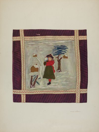 تفاصيل غطاء زين ، 1941. بواسطة أدولف أوبستاد