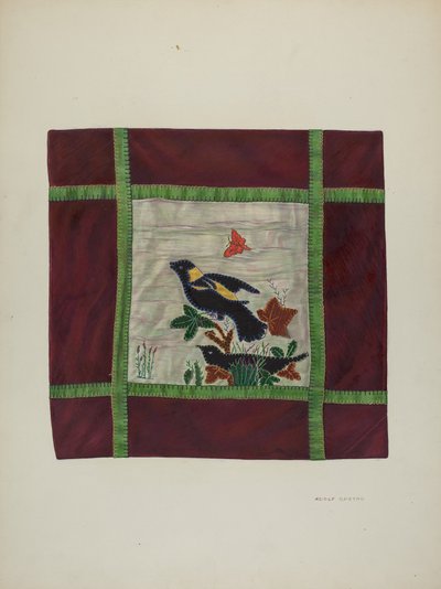 تفاصيل غطاء زين ، 1941. بواسطة أدولف أوبستاد