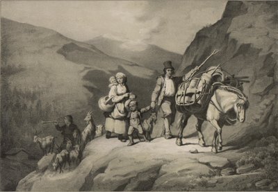 رسم توضيحي مأخوذ من كتاب النرويج الذي أنتجه في رسومات Asbjørnsen، P.Chr. ونشره Chr. Tønsberg (رقم ، 1848) بواسطة أدولف تيدماند