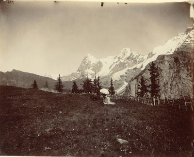 المناظر الطبيعية ، سويسرا ، ج. 1860. بواسطة أدولف براون