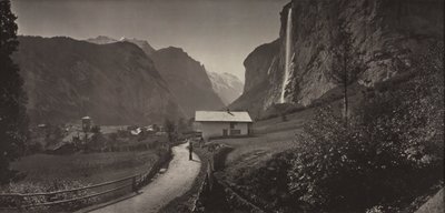 وادي لوتربرونن ، سويسرا من الألبوم Charbons de Braun- جوائز جوائز ... ، ج. 1868. بواسطة أدولف براون