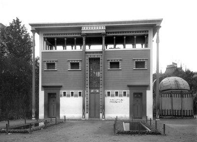 البيت المصري ، المعرض العالمي ، باريس ، 1889 بواسطة Adolphe Giraudon