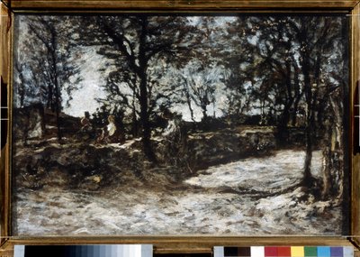 الريف. فونتينبلو. لوحة لأدولف توماس جوزيف مونتيسيلي (1824-1886). زيت على قماش. انطباعية. الحجم: 39x60 سم. متحف بوشكين ، موسكو بواسطة أدولف جوزيف توماس مونتيسيلي
