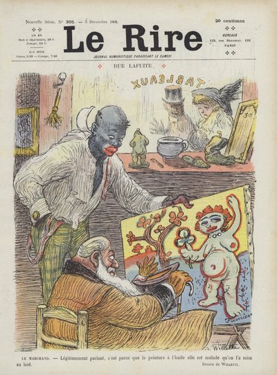 رسم توضيحي لـ Le Rire بواسطة Adolphe Leon Willette