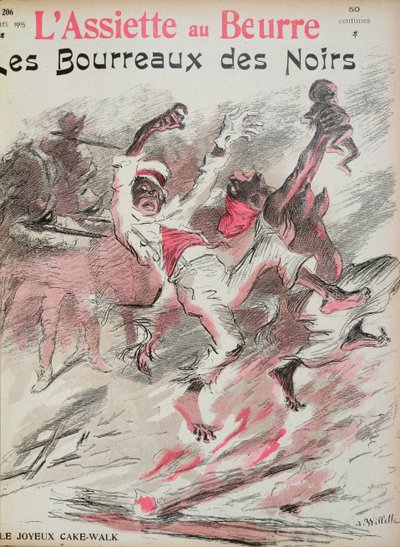 جلادو السود ، الغلاف الأمامي لـ "أسيتي أو بيور" ، 1905 بواسطة أدولف ليون ويليت