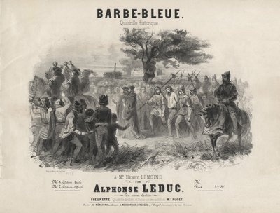 ألفونس ليدوك - بلوبيرد، رباعية تاريخية بواسطة Adolphe Mouilleron