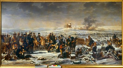 حملة بروسيا وبولندا (1806-1807) "" نابليون الأول (1769-1821) في ساحة معركة إيلاو 9/02/1807 "رسم لأدولف روين (1780-1867) 1807 بواسي سانت ليجيه. قلعة Grosbois بواسطة أدولف روهن