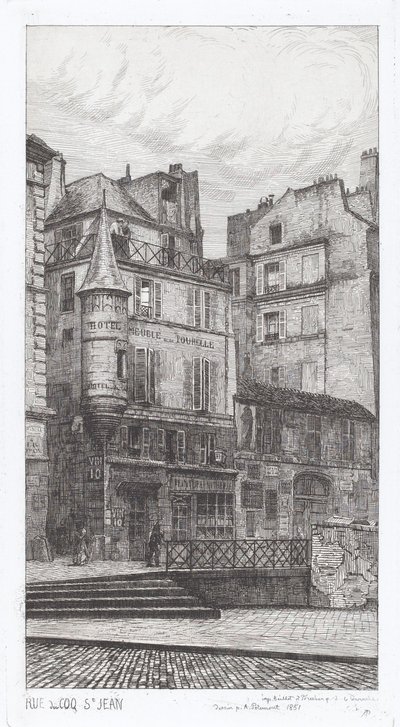 شارع دو كوك ش جان بواسطة Adolphe Théodore Jules Martial Potémont
