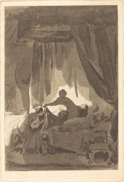 موناليزا بواسطة Adolphe Théodore Jules Martial Potémont بعد جان أونوريه فراغونارد