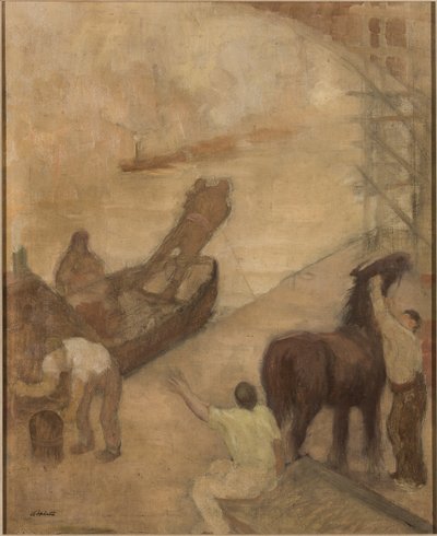 Manchester Ship Canal بواسطة أدولف فاليت