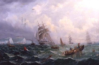 الشحن في Choppy Seas of Scarborough بواسطة أدولف كنيل