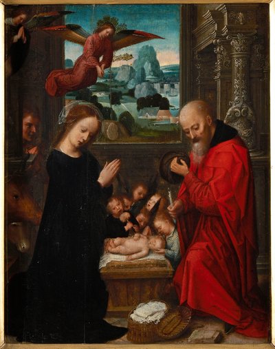 ميلاد المسيح حوالي 1525-1550. بواسطة أدريان إيسينبرانت