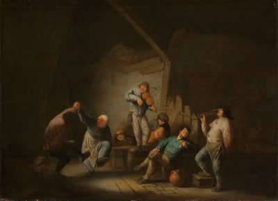زوجان راقصان ، 1625-1640 بواسطة أدريان جانز. فان أوستاد