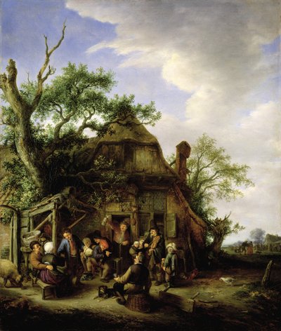 الفلاحون السعداء ، 1648 بواسطة أدريان جانز. فان أوستاد