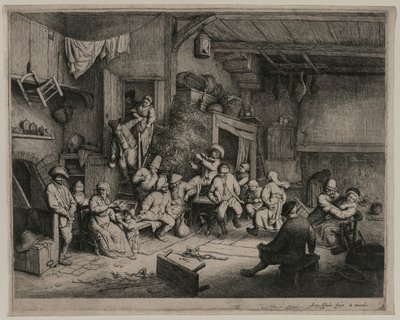 الرقص في النزل ، 1652. بواسطة أدريان جانز. فان أوستاد