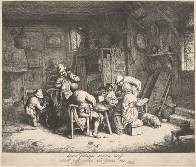 المذاق ، 1610-85. بواسطة أدريان جانز. فان أوستاد