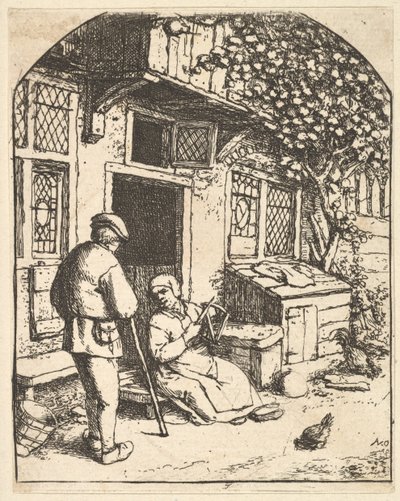 اللفاف ، 1610-85. بواسطة أدريان جانز. فان أوستاد