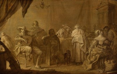 حفلة موسيقية بواسطة Adriaen Pietersz van de Venne