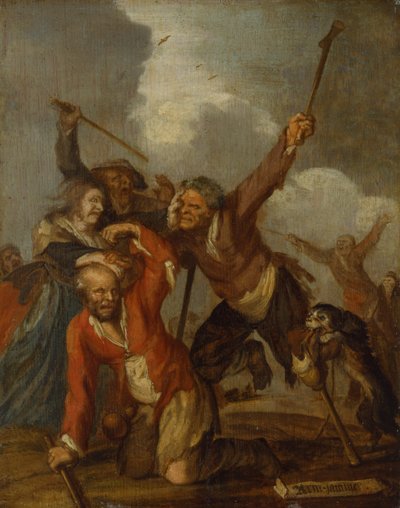 بؤس بواسطة Adriaen Pietersz van de Venne