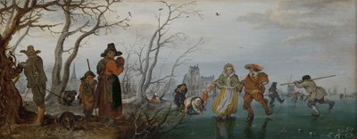 تسلية الشتاء على الجليد ، 1625 بواسطة Adriaen Pietersz van de Venne