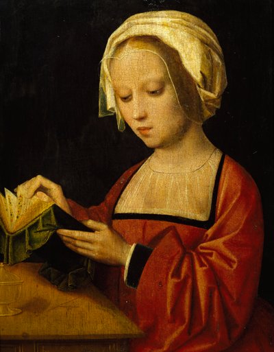 قراءة القديسة المجدلية لأدريان يزينبرانت (حوالي 1500-1551) زيت على لوح بواسطة Adriaen Ysenbrandt