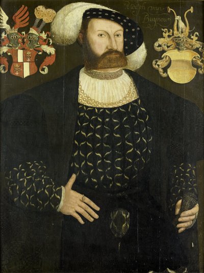 صورة من المفترض أن تكون بعد وفاته لرودولف فان بوينو (ت 1542) ، و Bailiff of Stavoren و 