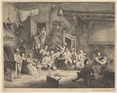 الرقص في النزل ، 1652. بواسطة أدريان فان أوستاد