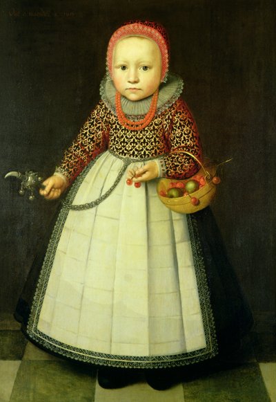 صورة لفتاة صغيرة بواسطة Adriaen van der Linde