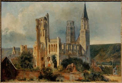 أطلال كنيسة Jumièges Abbey بواسطة أدريان دوزاتس