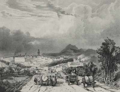 منظر عام لريوم ، أوفرن ، 1829. بواسطة أدريان دوزاتس