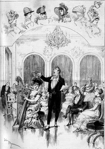 أداء أوبرا: "" جانوت "على موسيقى لتشارلز ليكوك (1832-1918) ونص لودوفيك هاليفي (1834-1908) وهنري (هنري) ميلهاش (1831-1897) مع ماري ديسكلوزاس (1840-1912) ) (أليكسينا) ، ألفريد جولي (18 .. -1891) (شاتيومينيت) ، جين غرا بواسطة أدريان إيمانويل ماري