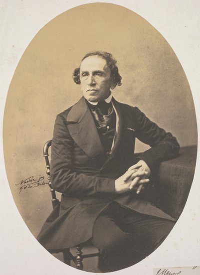 صورة لجياكومو مييربير (1791-1864) بواسطة أدريان تورناشون