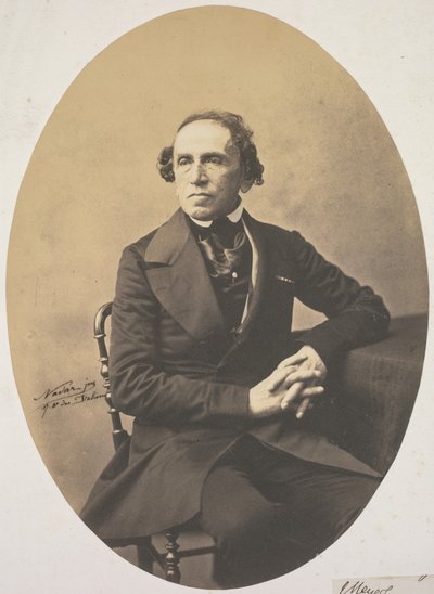 صورة لجياكومو مايربير 1791-1864 ، 1857. بواسطة أدريان تورناشون