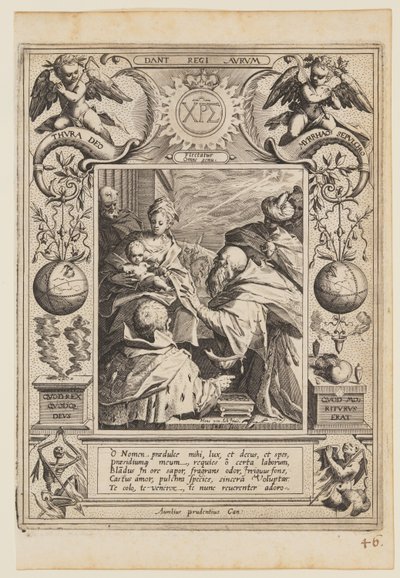 عشق المجوس بواسطة Aegidius Sadeler II