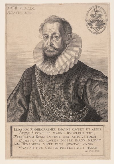 إلياس شميدغرابنر، مستشار الشؤون المالية بواسطة Aegidius Sadeler II