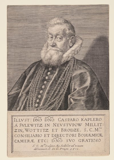 غاسبارد كابلير فون سولويتز، مستشار الإمبراطور بواسطة Aegidius Sadeler II