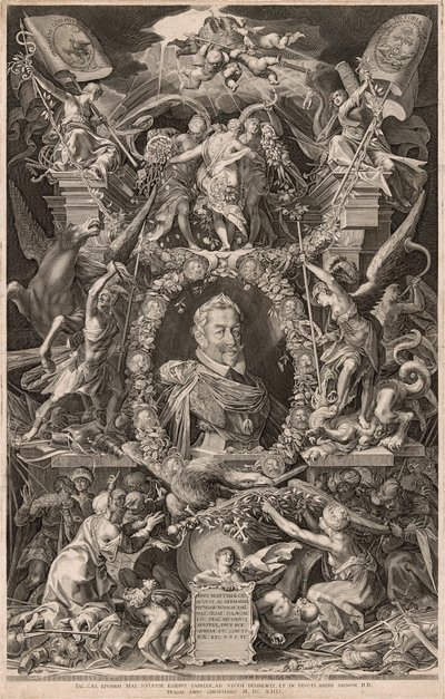 صورة للإمبراطور ماتياس بواسطة Aegidius Sadeler II