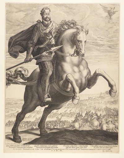رودولف الثاني على ظهر الخيل بواسطة Aegidius Sadeler II