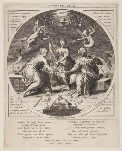 المصائر الثلاثة بواسطة Aegidius Sadeler II