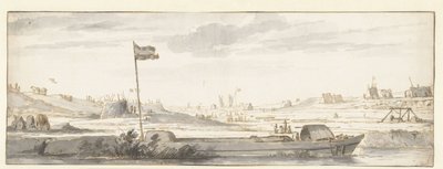 حفر Mallegat خارج Dordrecht ، 1648 بواسطة إيلبرت كويب (منسوب إلى)